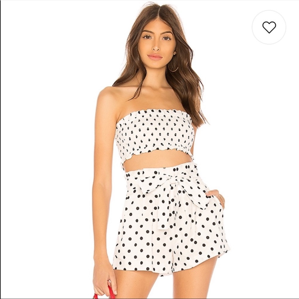 Privacy please polka dot set